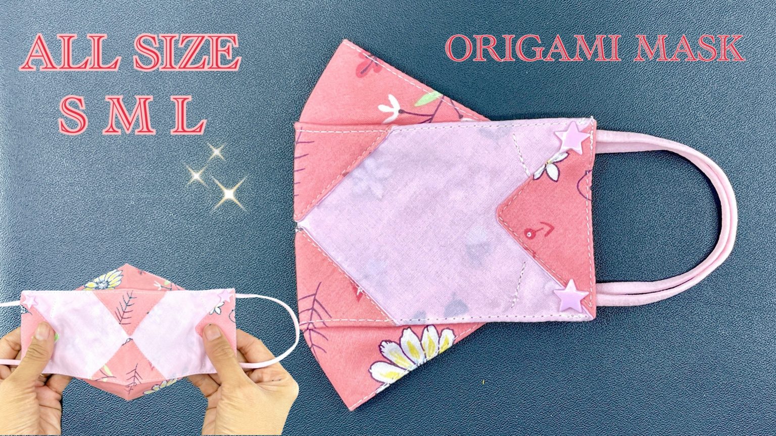 NEW Design Face MASK Origami All Size S M L NO Pattern MAKE Mask it