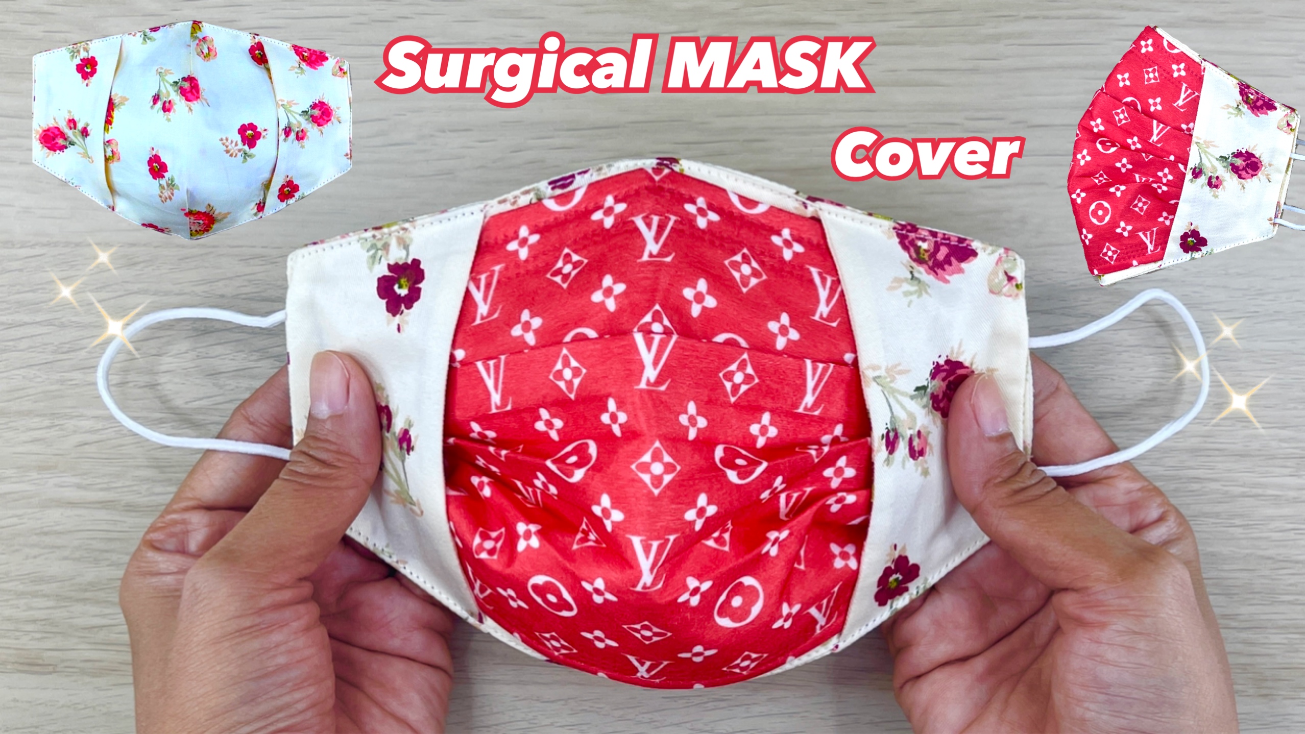 DIY Easy Fabric Surgical MASK Cover How To Make Medical Face Mask At